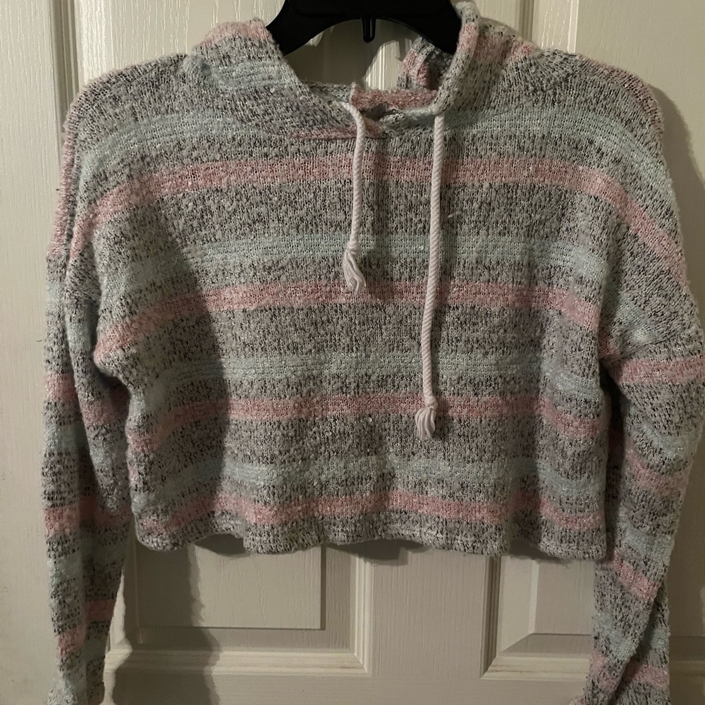 pastel cropped sweater